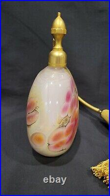 Vintage Marcel Franck France Paperweight Glass Perfume Bottle, Artist Signed