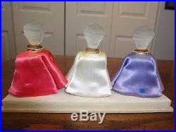 Vintage Marquay Prince Douka 3 Bottle Set Original Display Perfume Parfum Paris