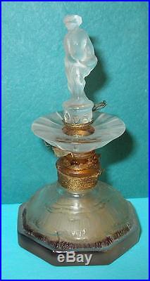 Vintage Mary Chess Souvenir d'Un Soir Perfume Bottle withPlaza Figural Stopper