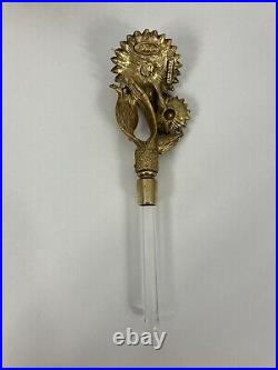 Vintage Matson Sunflower Perfume Bottle Ormolu Hollywood Regency