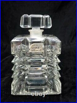 Vintage Mimzy de Raymond Crystal Perfume Bottle
