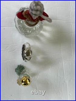 Vintage Miniature Perfume Bottles Marie Antoinette and Flowers Bouquet set of 3