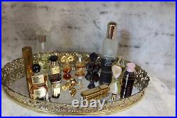 Vintage Mixed Lot-Perfume Bottles/Atomizers, Funnel, Vanity Tray Max Factor