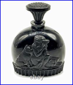 Vintage Moiret Circe perfume bottle made by Baccarat French art glass Parisian