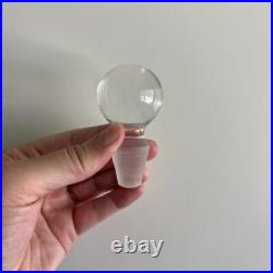 Vintage Murano Glass Cristalvi Lavorazione Hand-blown Perfume Bottle