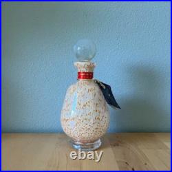 Vintage Murano Glass Cristalvi Lavorazione Hand-blown Perfume Bottle