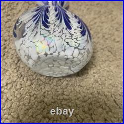 Vintage Murano Italy Art Glass Perfume Decanter Bottle With Dauber