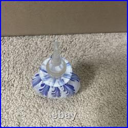 Vintage Murano Italy Art Glass Perfume Decanter Bottle With Dauber