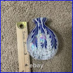 Vintage Murano Italy Art Glass Perfume Decanter Bottle With Dauber