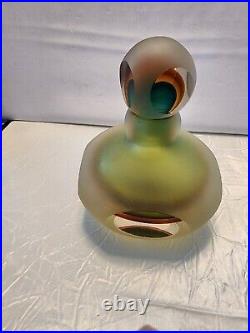 Vintage Murano STYLE art glass perfume bottle