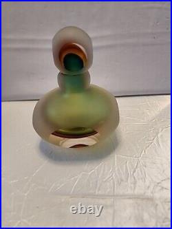 Vintage Murano STYLE art glass perfume bottle