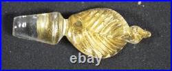 Vintage Murano Studio Rainbow Glass Perfume bottle Italy Sticker Stopper Vintage Murano Studio Rainbow Glass Perfume bottle Italy Sticker Stopper