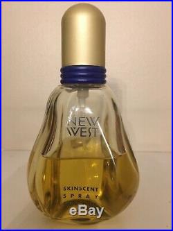 Vintage New West Perfume Skinscent For Her 3.4 Oz Large Bottle