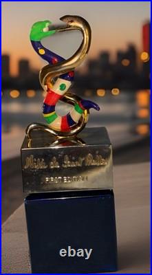 Vintage Niki de Saint Phalle First Edition Vintage Full Serpent Sculpture 15ml