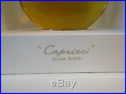 Vintage Nina Ricci CAPRICCI Sealed In Original Box/Bottle by Lalique/4 oz