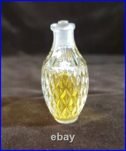 Vintage Nina Ricci Capricci Parfum, 1/2 fl oz, Lalique Crystal Bottle READ