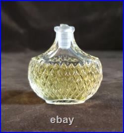 Vintage Nina Ricci Capricci Parfum, 1/2 fl oz, Lalique Crystal Bottle READ