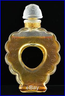 Vintage Nina Ricci Coeur Joie Flacon Lalique Crystal. 5 oz Perfume Bottle Sealed