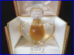 Vintage Nina Ricci FAROUCHE 1 oz Pure Parfum Perfume Lalique France Bottle w Box