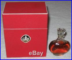 Vintage Nina Ricci Farouche Lalique Perfume Bottle/Box 1 OZ Open 3/4 Full