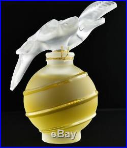 Vintage Nina Ricci L'Air du Temps 50th Anniversary Lalique Perfume Bottle Sealed