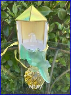 Vintage Nina Ricci L'Air du Temps Lalique Green Dove 15ml Perfume Bottle
