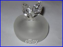 Vintage Nina Ricci Lalique Frosted Glass Perfume Bottle Fille D' Eve 2 #2
