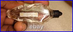Vintage Old Cat Shape Glass Perfume Bottle Betty Bop France Collectible 1930 #2