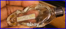 Vintage Old Cat Shape Glass Perfume Bottle Betty Bop France Collectible 1930 #2