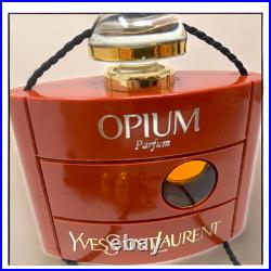 Vintage Opium Yves Saint Laurent YSL Parfum Splash 15 mL. 5 fl oz Tassel Bottle
