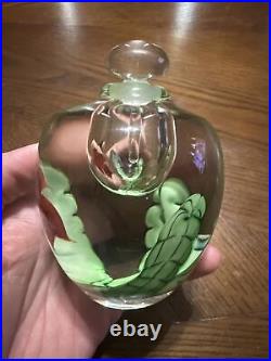 Vintage Orient And Flume Art Glass Perfume Bottle Goldfish