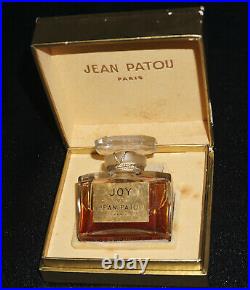 Vintage Original Jean Patou Joy Parfum. 5OZ Perfume Sealed Corded Bottle