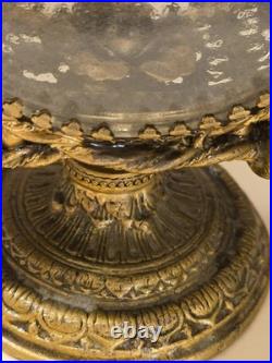 Vintage Ormolu Filigree Perfume / Scent Bottle Matson Style Double Glass