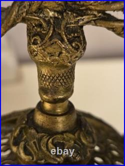 Vintage Ormolu Filigree Perfume / Scent Bottle Matson Style Double Glass