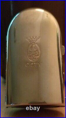 Vintage Paris COTY Perfume in Original Metal Case original fragrance in bottle