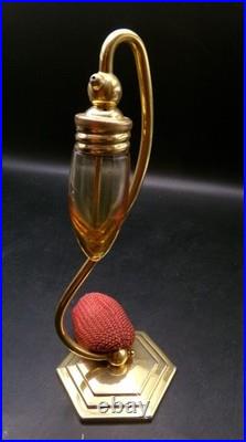 Vintage Perfume Bottle Atomizer Deco 1920's DeVilbiss Style Unmarked