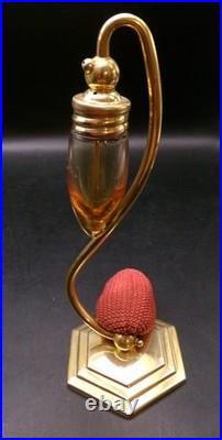 Vintage Perfume Bottle Atomizer Deco 1920's DeVilbiss Style Unmarked