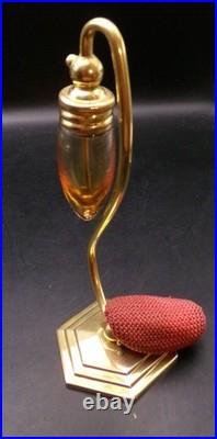 Vintage Perfume Bottle Atomizer Deco 1920's DeVilbiss Style Unmarked