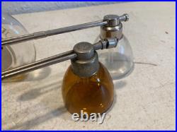 Vintage Perfume Bottle Atomizer Lot Art Glass Crystal Vanity Decor Collectible