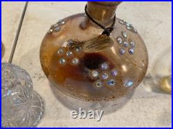 Vintage Perfume Bottle Atomizer Lot Art Glass Crystal Vanity Decor Collectible