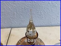Vintage Perfume Bottle Atomizer Lot Art Glass Crystal Vanity Decor Collectible