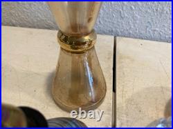 Vintage Perfume Bottle Atomizer Lot Art Glass Crystal Vanity Decor Collectible