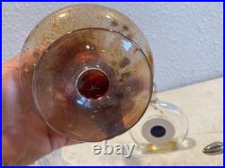 Vintage Perfume Bottle Atomizer Lot Art Glass Crystal Vanity Decor Collectible