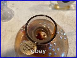 Vintage Perfume Bottle Atomizer Lot Art Glass Crystal Vanity Decor Collectible