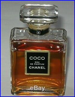 Vintage Perfume Bottle Chanel Coco Bottle/Box 50 ML 1.7 OZ EDP, Unused, 3/4 Full