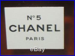 Vintage Perfume Bottle Chanel No 5 Bottle/Boxes 1 OZ Post 1960 Sealed 3/4+ Full