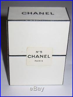 Vintage Perfume Bottle Chanel No 5 Bottle/Boxes 1 OZ Post 1960 Sealed 3/4+ Full