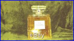 Vintage Perfume Bottle Chanel no. 5 DUMMY Huge. 8 & 3/8 inches tall. Glass