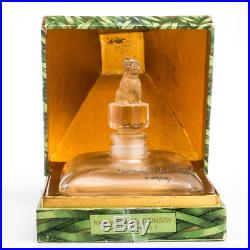 Vintage Perfume Bottle D'Orsay Toujours Fidele Commercial Figural Stopper Box