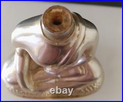 Vintage Perfume Bottle Figural Rodin Paris Saree Buddha 1940 VERY RARE WOW